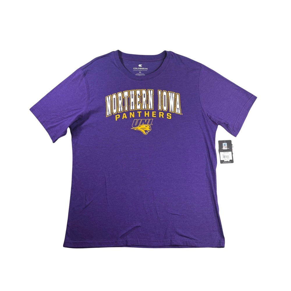 Colosseum Northern Iowa Panthers UNI T-Shirt Mens XL Purple Heather DKTS10142